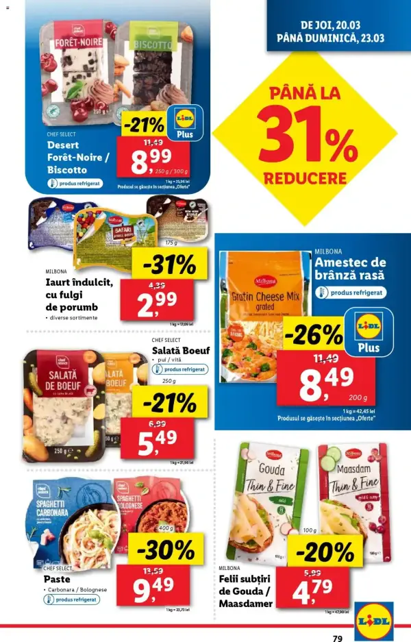 Cataloage Lidl: Ofertă actuală din 17.03.2025 - Oferta produse - 17-03-2025 - 23-03-2025.