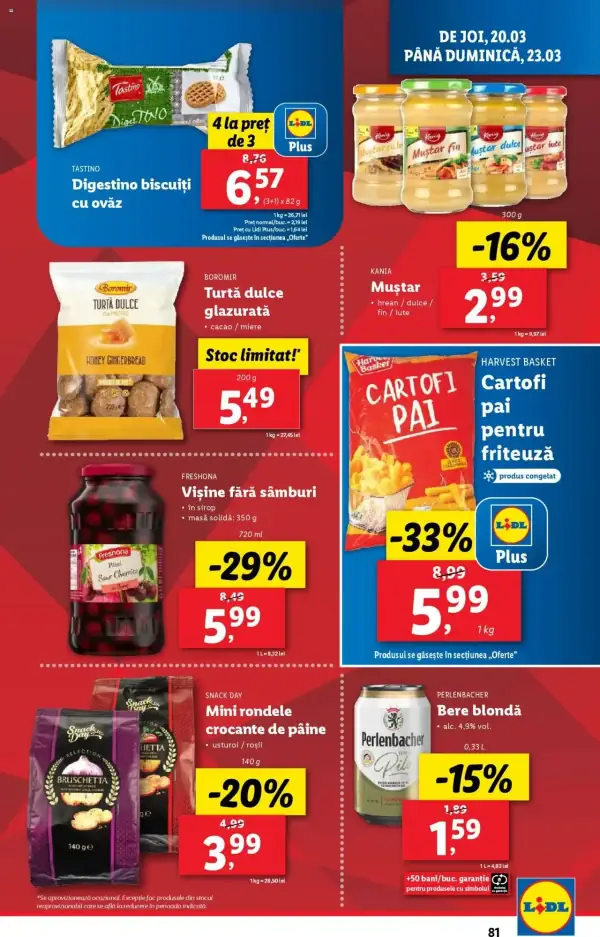 Cataloage Lidl: Ofertă actuală din 17.03.2025 - Oferta produse - 17-03-2025 - 23-03-2025.