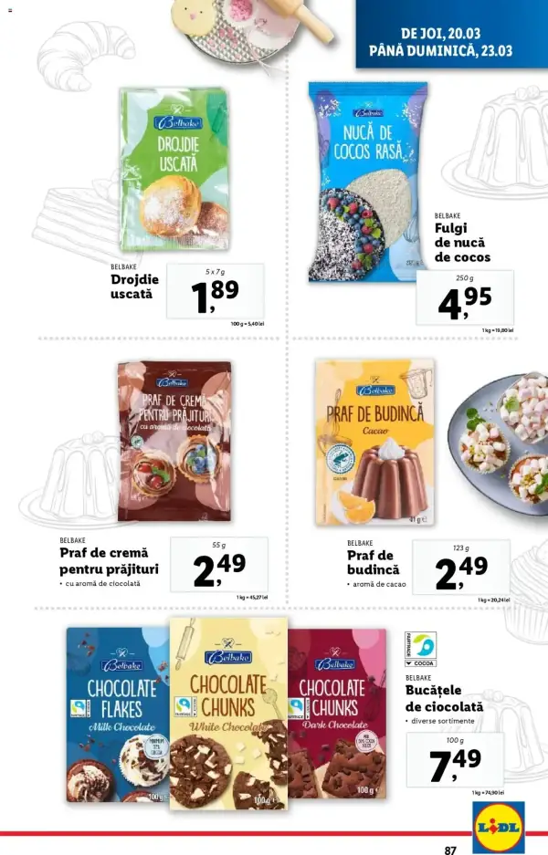 Cataloage Lidl: Ofertă actuală din 17.03.2025 - Oferta produse - 17-03-2025 - 23-03-2025.