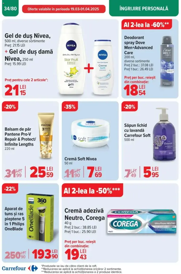 Cataloage Carrefour: Ofertă actuală din 19.03.2025 - "Catalog nou" - 19-03-2025 - 25-03-2025.