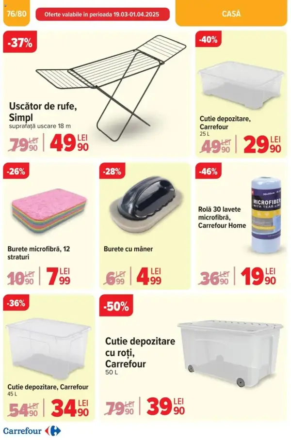 Cataloage Carrefour: Ofertă actuală din 19.03.2025 - "Catalog nou" - 19-03-2025 - 25-03-2025.