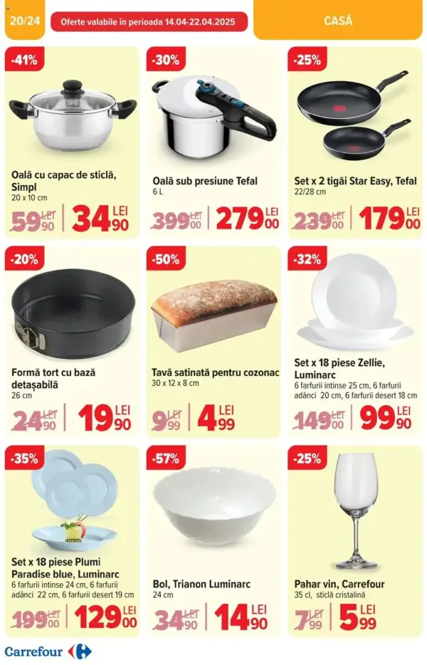 Cataloage Carrefour: Ofertă actuală din 10.04.2025 - "Catalog Deschidere Drobeta" - 10-04-2025 - 22-04-2025.