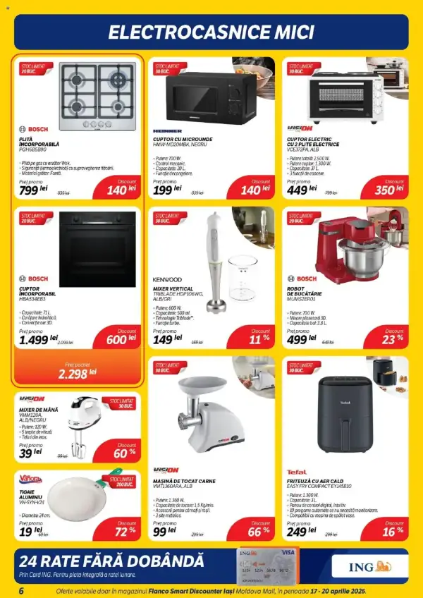 Cataloage Flanco: Ofertă actuală din 17.04.2025 - Deschidere magazin Iasi Moldova Mall - 17-04-2025 - 20-04-2025.