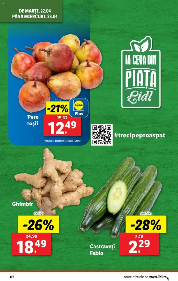 Cataloage Lidl: Ofertă actuală din 22.04.2025 - Oferta produse - 22-04-2025 - 27-04-2025.