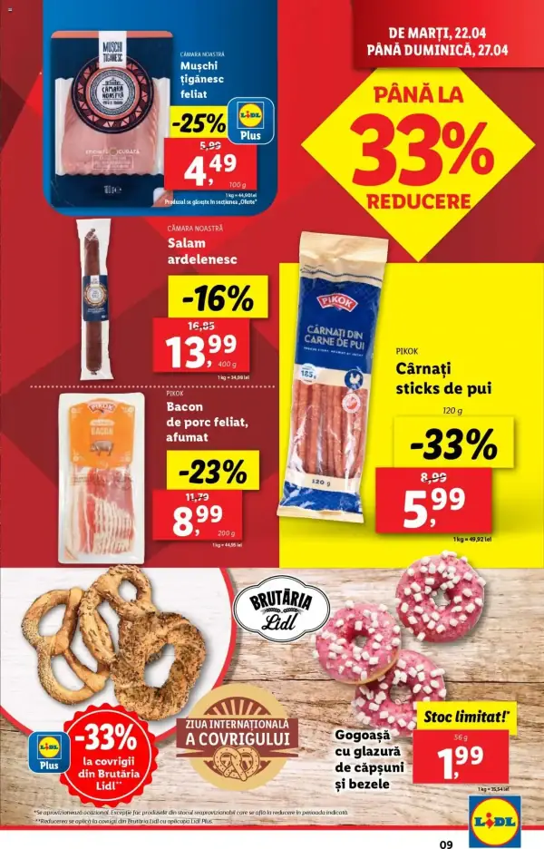 Cataloage Lidl: Ofertă actuală din 22.04.2025 - Oferta produse - 22-04-2025 - 27-04-2025.