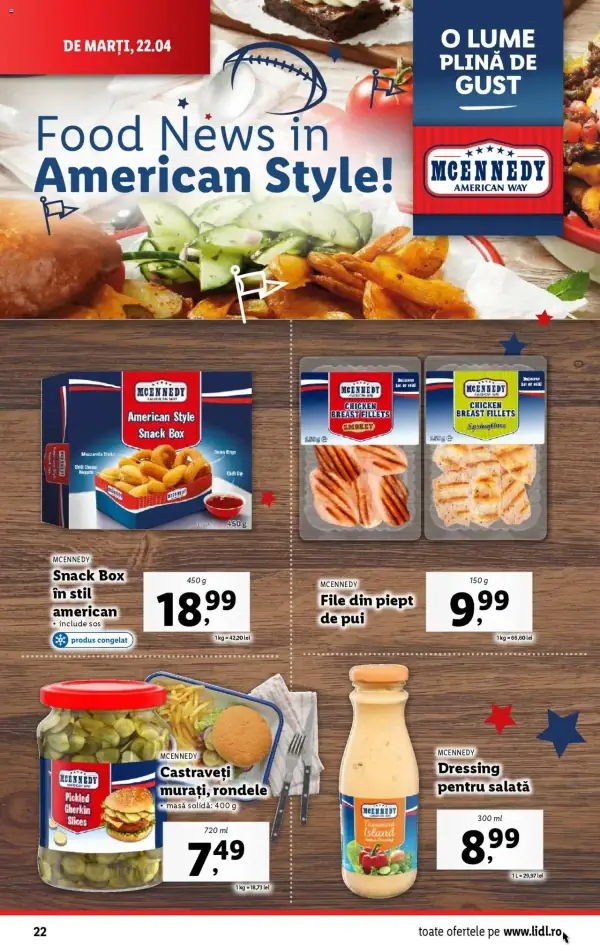 Cataloage Lidl: Ofertă actuală din 22.04.2025 - Oferta produse - 22-04-2025 - 27-04-2025.