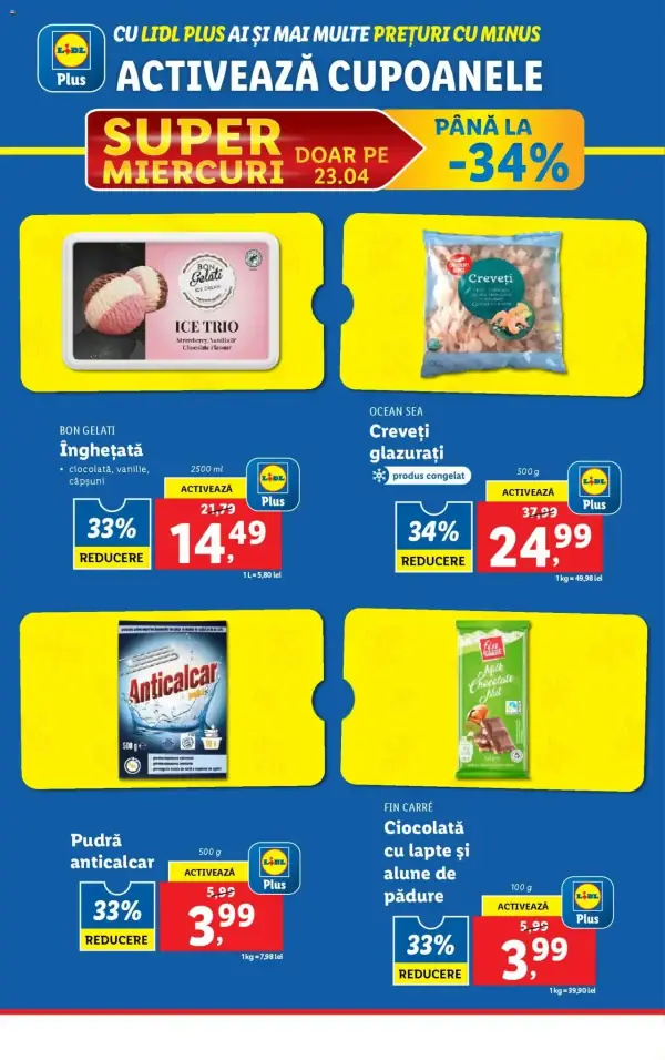Cataloage Lidl: Ofertă actuală din 22.04.2025 - Oferta produse - 22-04-2025 - 27-04-2025.