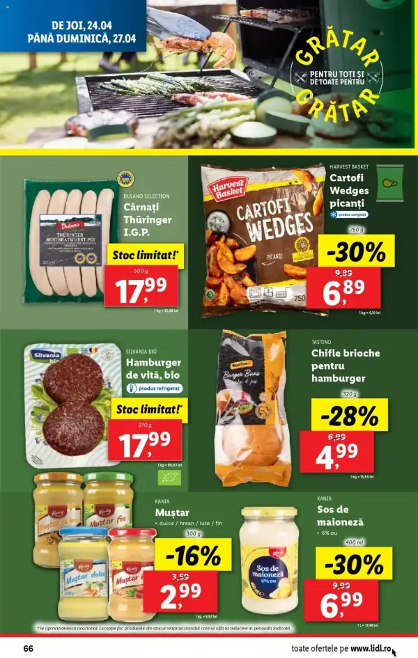 Cataloage Lidl: Ofertă actuală din 22.04.2025 - Oferta produse - 22-04-2025 - 27-04-2025.