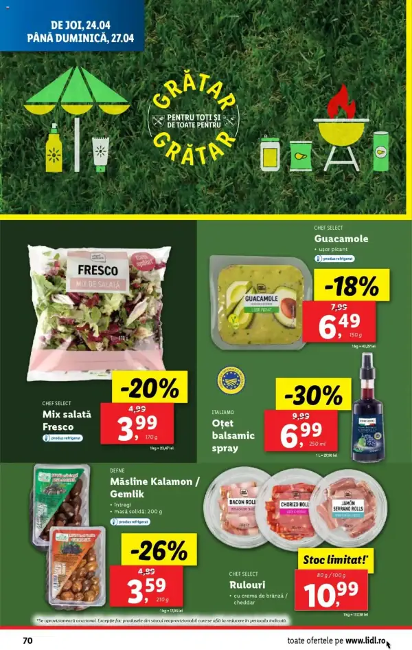 Cataloage Lidl: Ofertă actuală din 22.04.2025 - Oferta produse - 22-04-2025 - 27-04-2025.