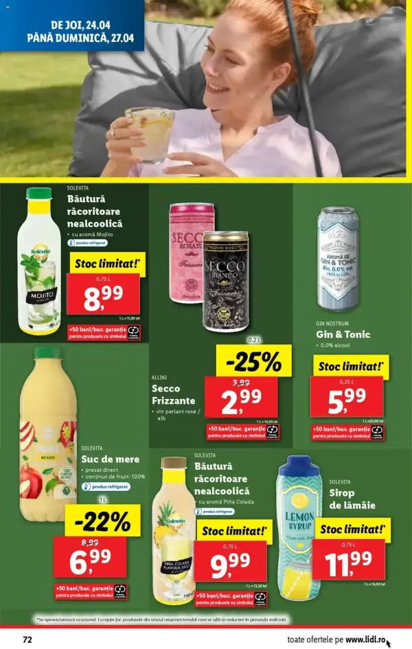Cataloage Lidl: Ofertă actuală din 22.04.2025 - Oferta produse - 22-04-2025 - 27-04-2025.