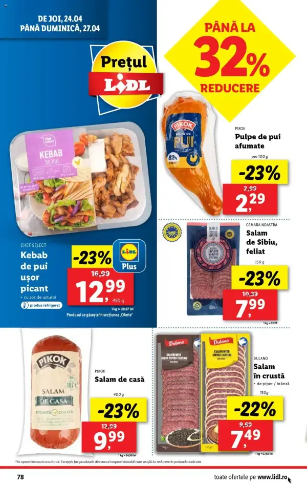 Cataloage Lidl: Ofertă actuală din 22.04.2025 - Oferta produse - 22-04-2025 - 27-04-2025.