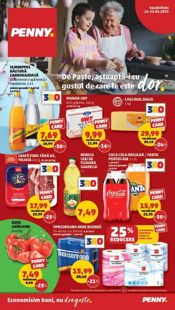 Cataloage PENNY: Ofertă actuală din 16.04.2025 - "Catalog nou" - 16-04-2025 - 22-04-2025.