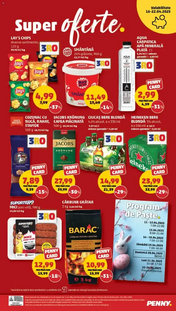 Cataloage PENNY: Ofertă actuală din 16.04.2025 - "Catalog nou" - 16-04-2025 - 22-04-2025.