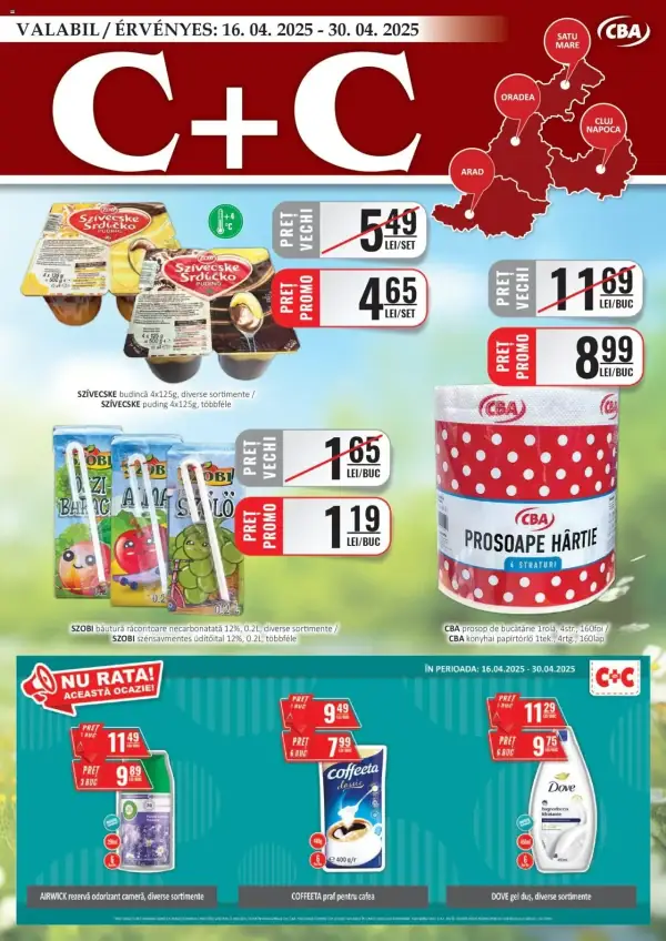 Cataloage CBA: Ofertă actuală din 16.04.2025 - 16-04-2025 - 30-04-2025.