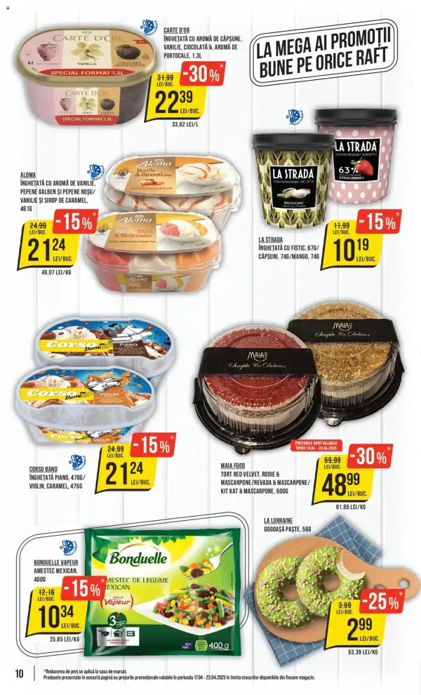 Cataloage Mega Image: Ofertă actuală din 17.04.2025 - Revista nou - 17-04-2025 - 23-04-2025.