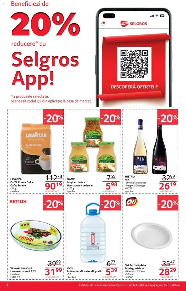 Cataloage Selgros: Ofertă actuală din 18.04.2025 - Food - 18-04-2025 - 01-05-2025.