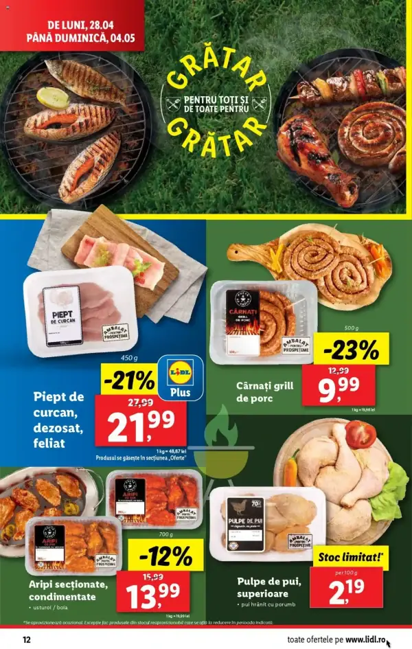 Cataloage Lidl: Ofertă actuală din 28.04.2025 - Oferta produse - 28-04-2025 - 04-05-2025.