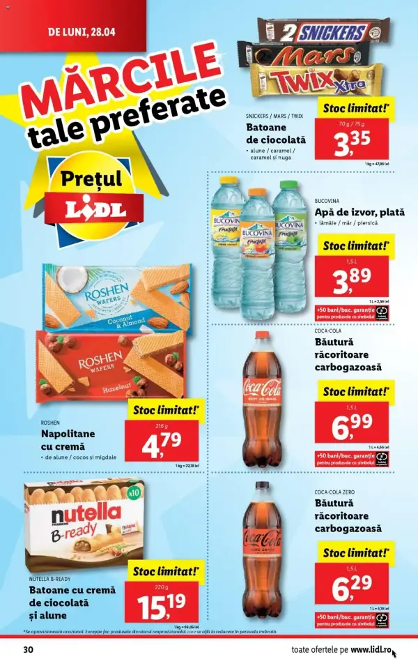Cataloage Lidl: Ofertă actuală din 28.04.2025 - Oferta produse - 28-04-2025 - 04-05-2025.