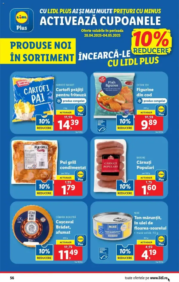 Cataloage Lidl: Ofertă actuală din 28.04.2025 - Oferta produse - 28-04-2025 - 04-05-2025.