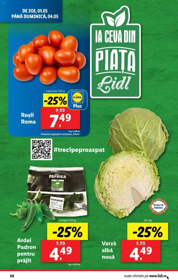 Cataloage Lidl: Ofertă actuală din 28.04.2025 - Oferta produse - 28-04-2025 - 04-05-2025.