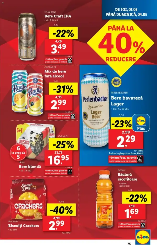 Cataloage Lidl: Ofertă actuală din 28.04.2025 - Oferta produse - 28-04-2025 - 04-05-2025.