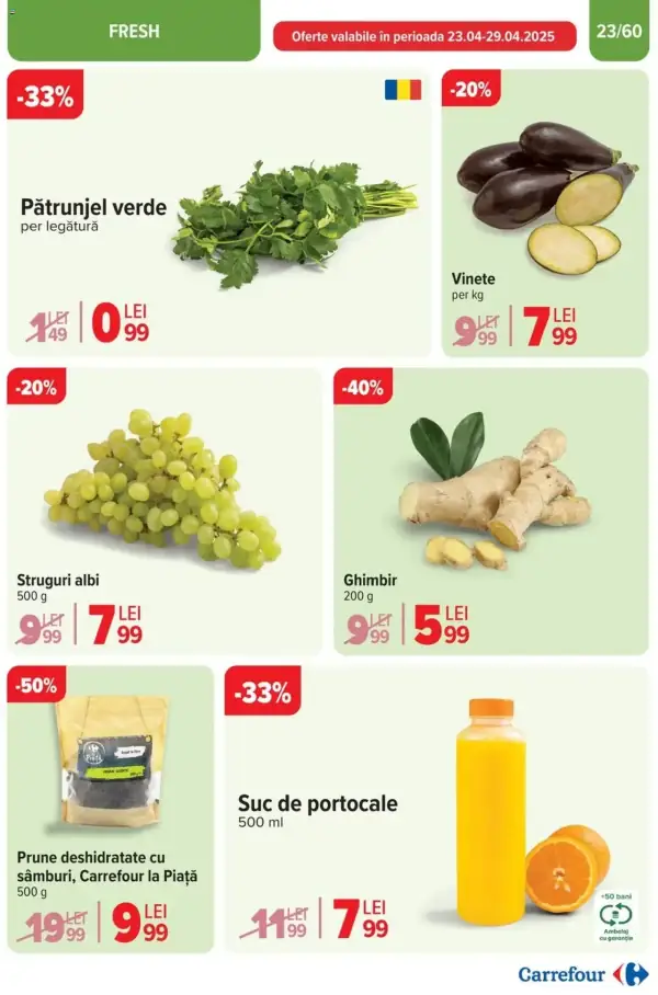 Cataloage Carrefour: Ofertă actuală din 23.04.2025 - "Catalog nou" - 23-04-2025 - 06-05-2025.