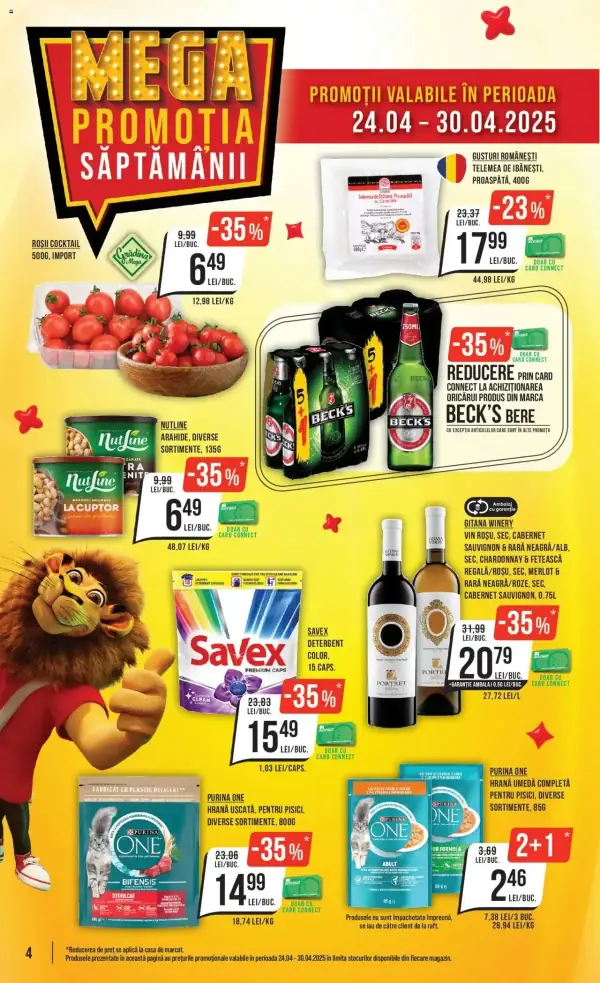 Cataloage Mega Image: Ofertă actuală din 24.04.2025 - Revista nou - 24-04-2025 - 30-04-2025.