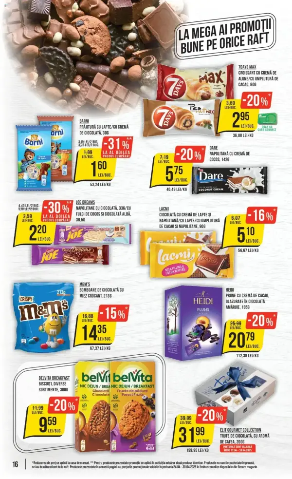 Cataloage Mega Image: Ofertă actuală din 24.04.2025 - Revista nou - 24-04-2025 - 30-04-2025.