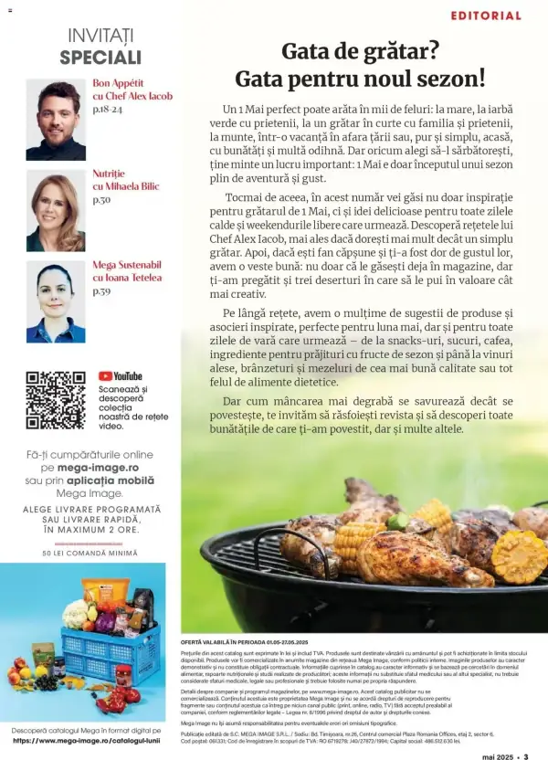 Cataloage Mega Image: Ofertă actuală din 01.05.2025 - Revista nou - 01-05-2025 - 27-05-2025.
