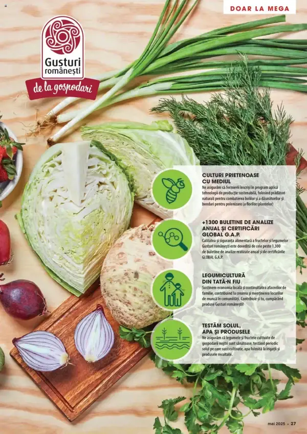 Cataloage Mega Image: Ofertă actuală din 01.05.2025 - Revista nou - 01-05-2025 - 27-05-2025.
