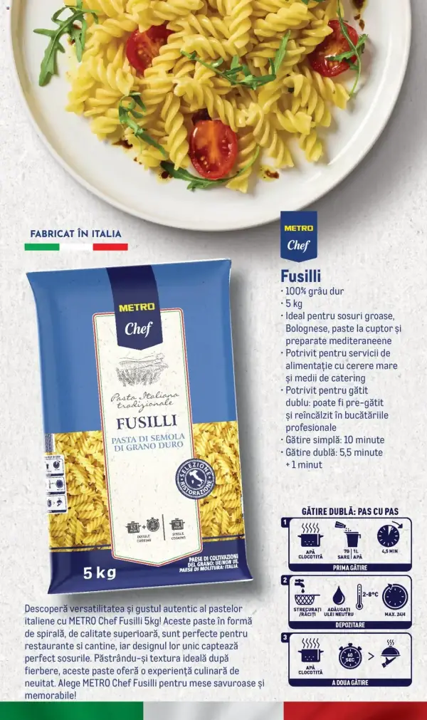 Cataloage Metro: Ofertă actuală din 30.04.2025 - Broșură Paste METRO Chef - 30-04-2025 - 31-12-2025.