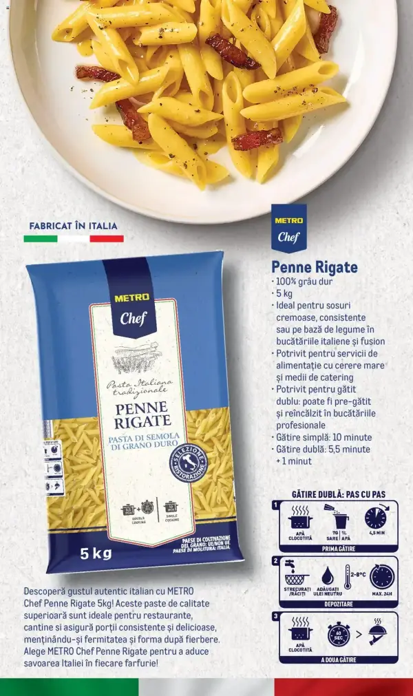 Cataloage Metro: Ofertă actuală din 30.04.2025 - Broșură Paste METRO Chef - 30-04-2025 - 31-12-2025.