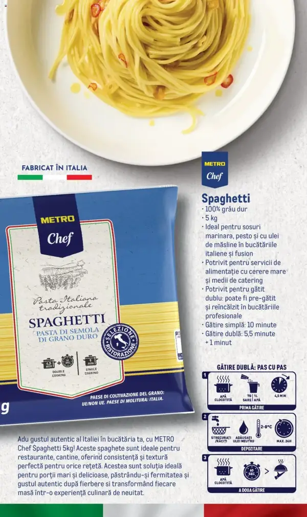 Cataloage Metro: Ofertă actuală din 30.04.2025 - Broșură Paste METRO Chef - 30-04-2025 - 31-12-2025.