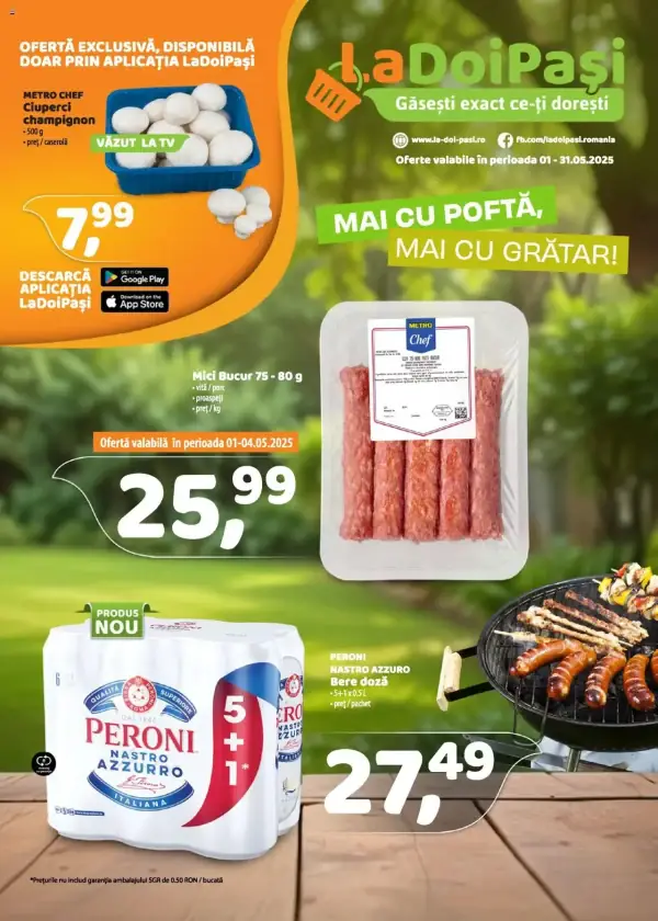 Cataloage LaDoiPaşi: Ofertă actuală din 01.05.2025 - 01-05-2025 - 31-05-2025.