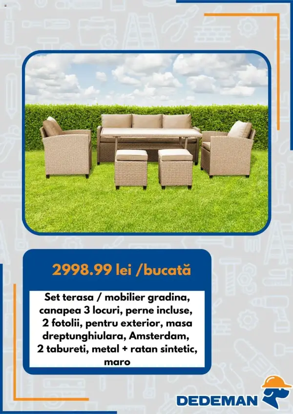 Cataloage Dedeman: Ofertă actuală din 01.05.2025 - Catalog nou online - 01-05-2025 - 31-05-2025.