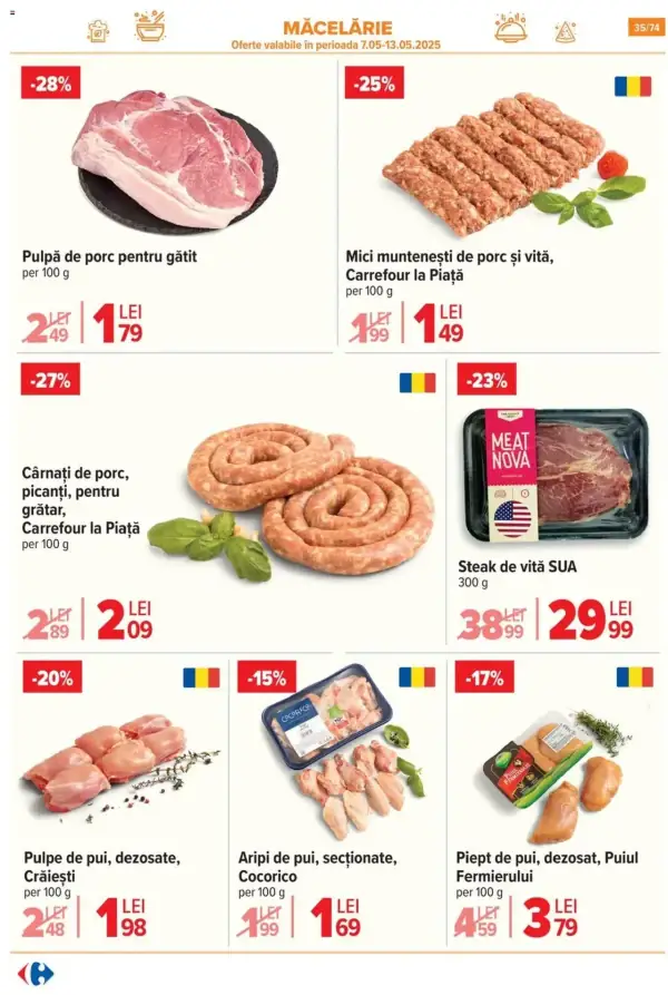Cataloage Carrefour: Ofertă actuală din 07.05.2025 - "Catalog nou" - 07-05-2025 - 20-05-2025.
