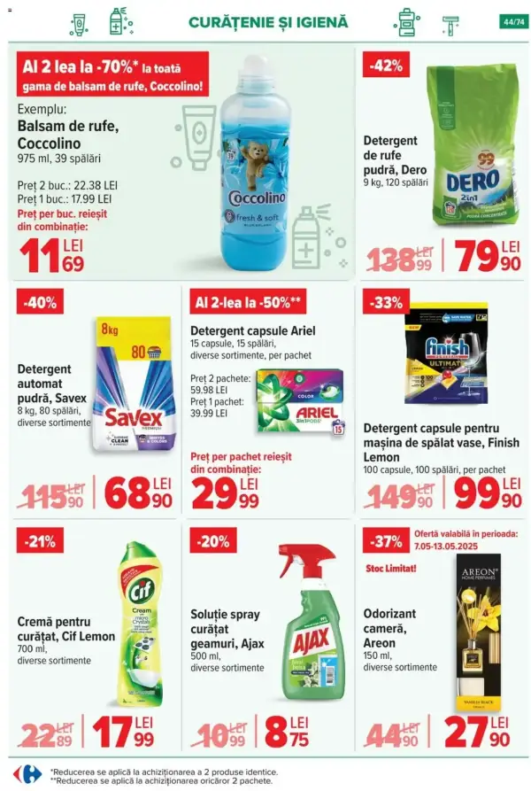 Cataloage Carrefour: Ofertă actuală din 07.05.2025 - "Catalog nou" - 07-05-2025 - 20-05-2025.