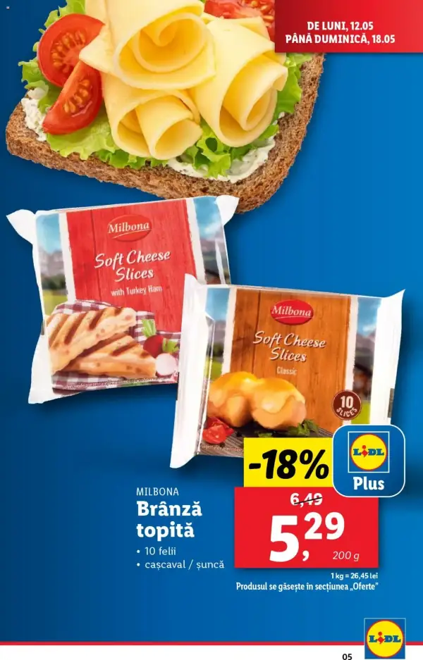 Cataloage Lidl: Ofertă actuală din 12.05.2025 - Oferta produse - 12-05-2025 - 18-05-2025.