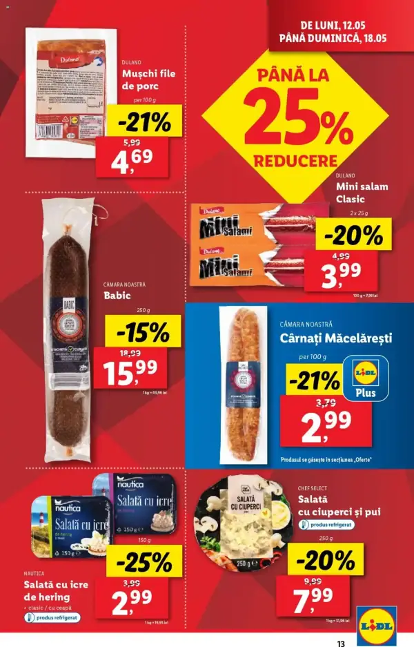 Cataloage Lidl: Ofertă actuală din 12.05.2025 - Oferta produse - 12-05-2025 - 18-05-2025.