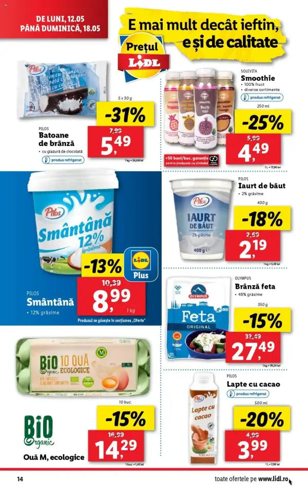 Cataloage Lidl: Ofertă actuală din 12.05.2025 - Oferta produse - 12-05-2025 - 18-05-2025.