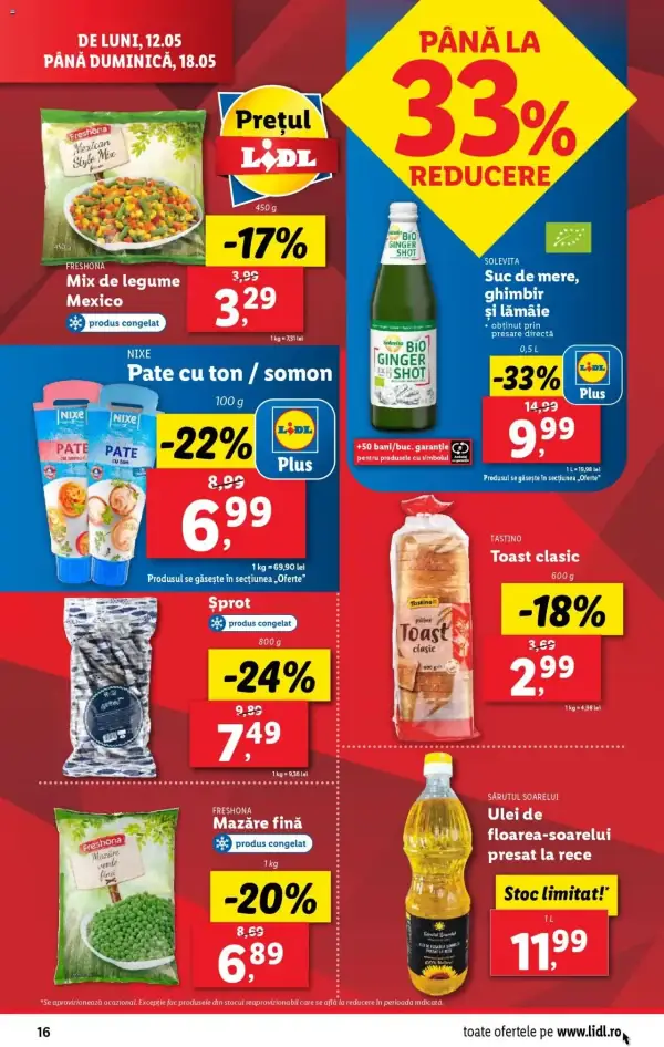 Cataloage Lidl: Ofertă actuală din 12.05.2025 - Oferta produse - 12-05-2025 - 18-05-2025.