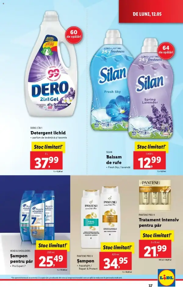 Cataloage Lidl: Ofertă actuală din 12.05.2025 - Oferta produse - 12-05-2025 - 18-05-2025.
