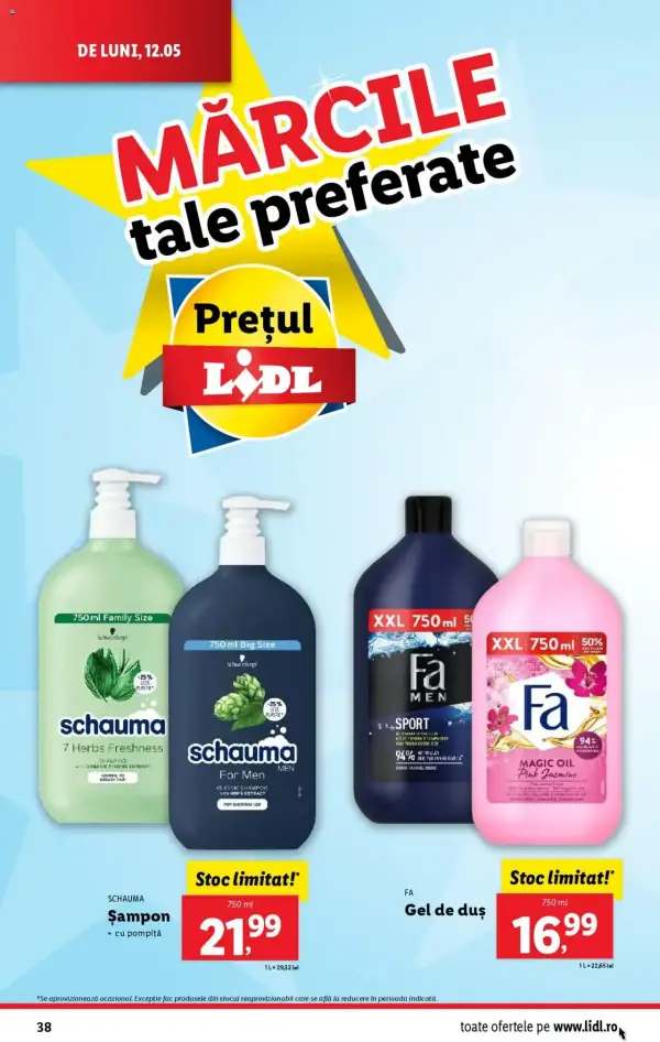 Cataloage Lidl: Ofertă actuală din 12.05.2025 - Oferta produse - 12-05-2025 - 18-05-2025.