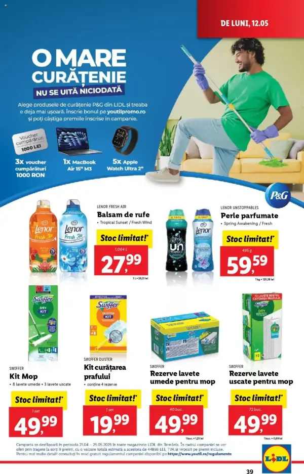 Cataloage Lidl: Ofertă actuală din 12.05.2025 - Oferta produse - 12-05-2025 - 18-05-2025.