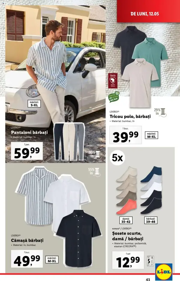Cataloage Lidl: Ofertă actuală din 12.05.2025 - Oferta produse - 12-05-2025 - 18-05-2025.