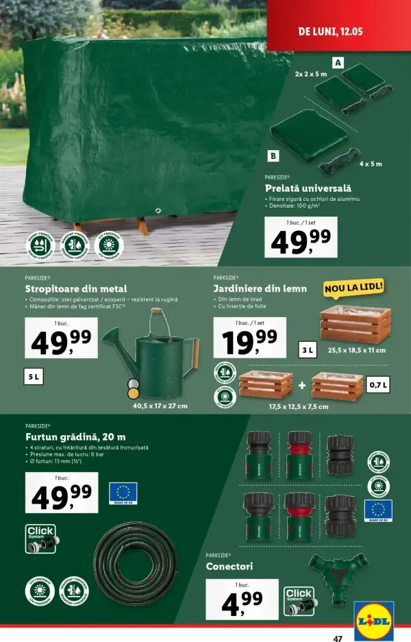 Cataloage Lidl: Ofertă actuală din 12.05.2025 - Oferta produse - 12-05-2025 - 18-05-2025.