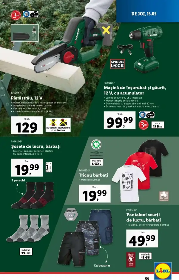 Cataloage Lidl: Ofertă actuală din 12.05.2025 - Oferta produse - 12-05-2025 - 18-05-2025.