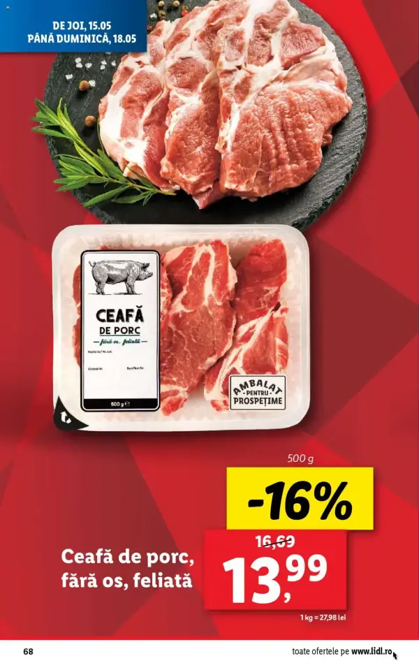 Cataloage Lidl: Ofertă actuală din 12.05.2025 - Oferta produse - 12-05-2025 - 18-05-2025.