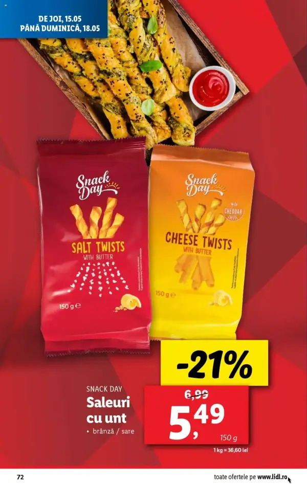 Cataloage Lidl: Ofertă actuală din 12.05.2025 - Oferta produse - 12-05-2025 - 18-05-2025.