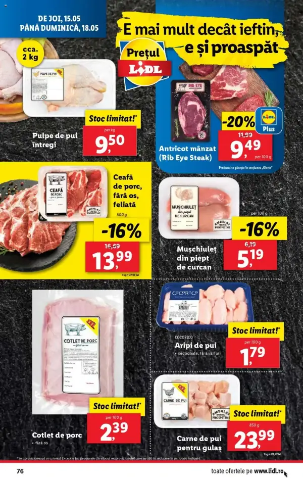 Cataloage Lidl: Ofertă actuală din 12.05.2025 - Oferta produse - 12-05-2025 - 18-05-2025.